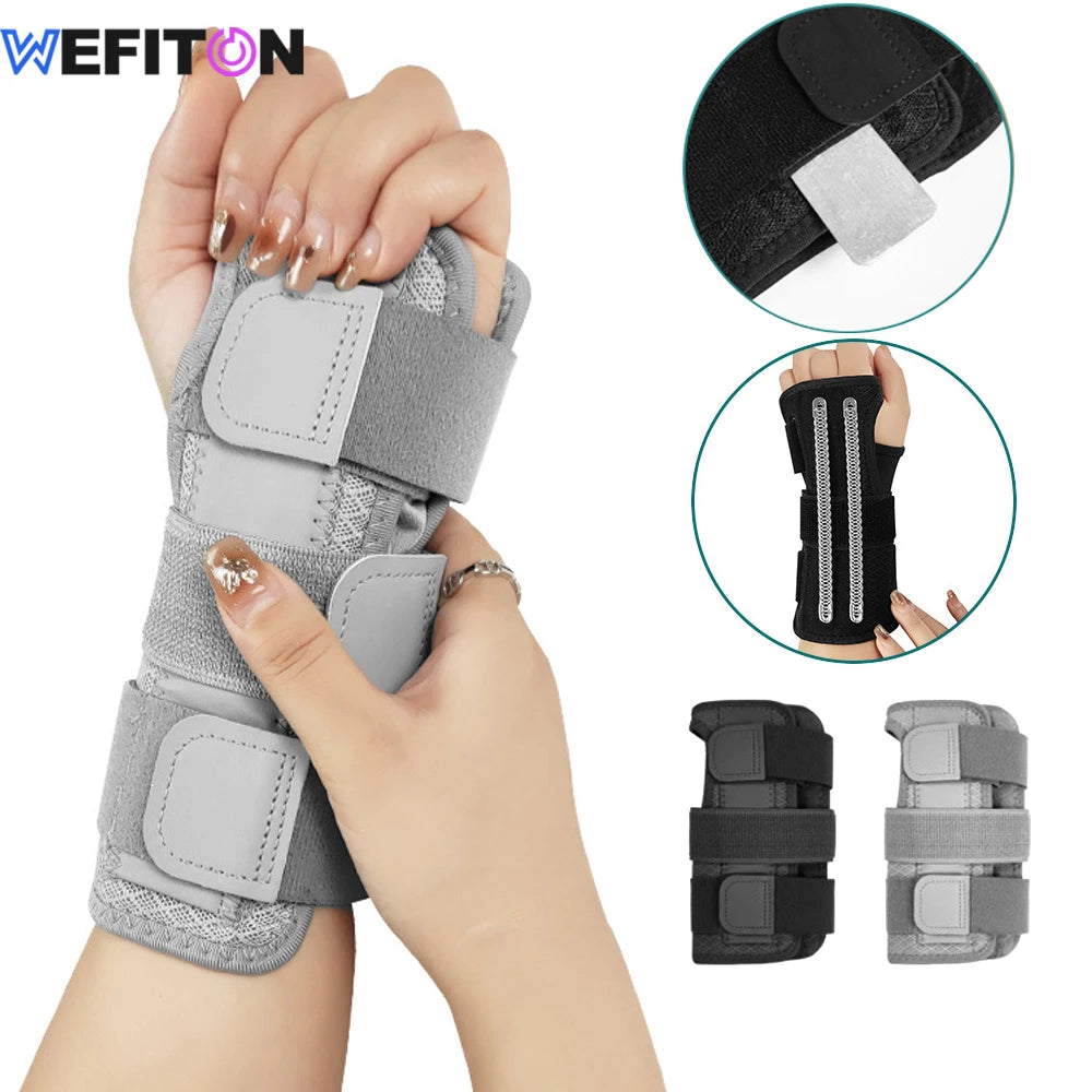 1PCSCarpal Tunnel Wrist Brace with Double Spring Support - Adjustable Night Brace for Arthritis,Stabilizer for Right/Left Hand Peaceful Pleasures Health and Wellness