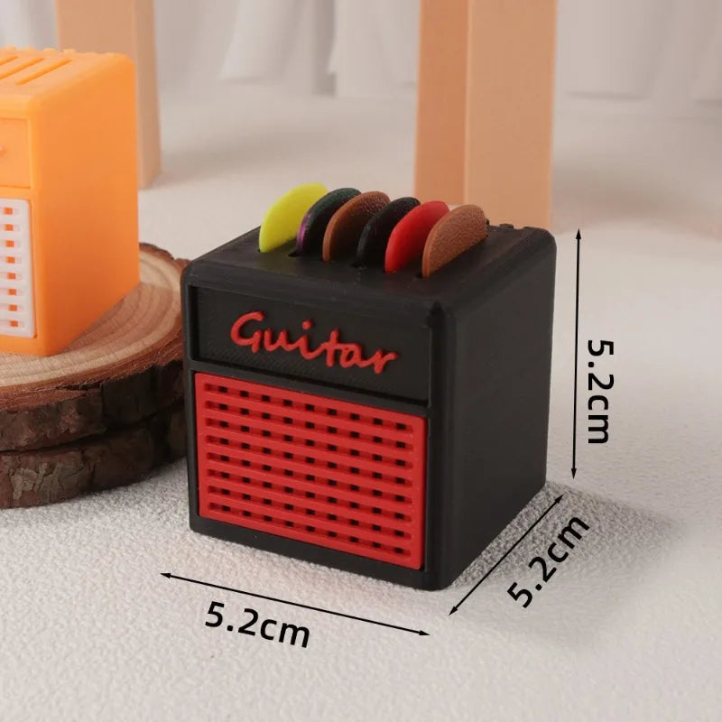 3D Printed Large-capacity Portable Guitar Pick Holder Waterproof