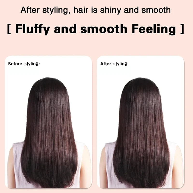 Ceramic Electric Digital Display Hair Straightener Brush Flat Iron for Dry & Wet Use Household & Hotel Use Peaceful Pleasures Health and Wellness