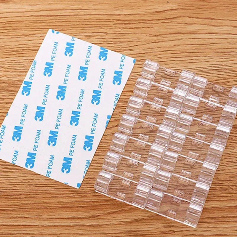 Self-Adhesive Cable Clips 20/100 Pack – Desk Wire Organizer