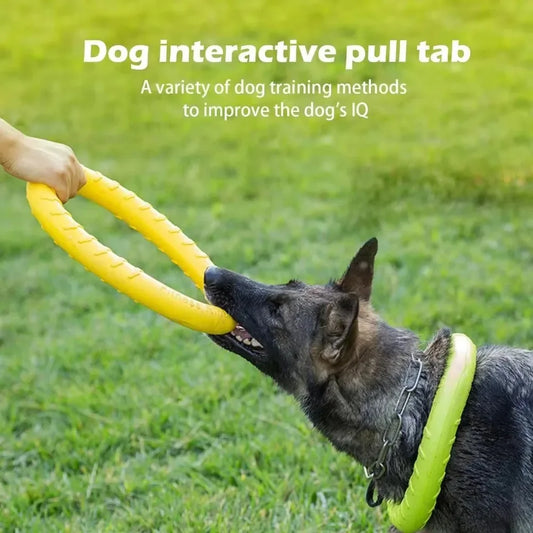 Dog Toys Pet Flying Disk Training Ring Puller Anti-Bite Floating Interactive Supplies Dog Toys Aggressive Chewing Toy dog stuff Peaceful Pleasures Health and Wellness