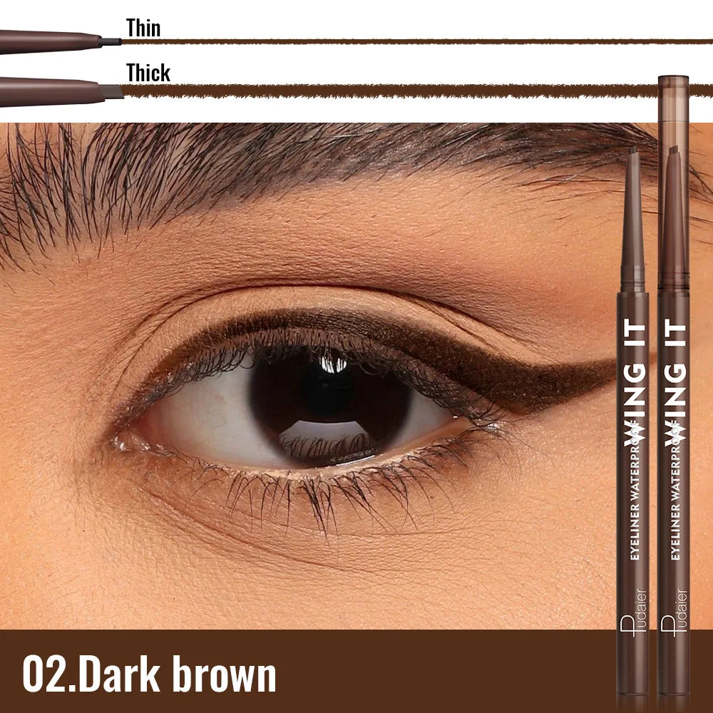 6-Piece Matte Gel Eyeliner Set – Waterproof, Long-Lasting