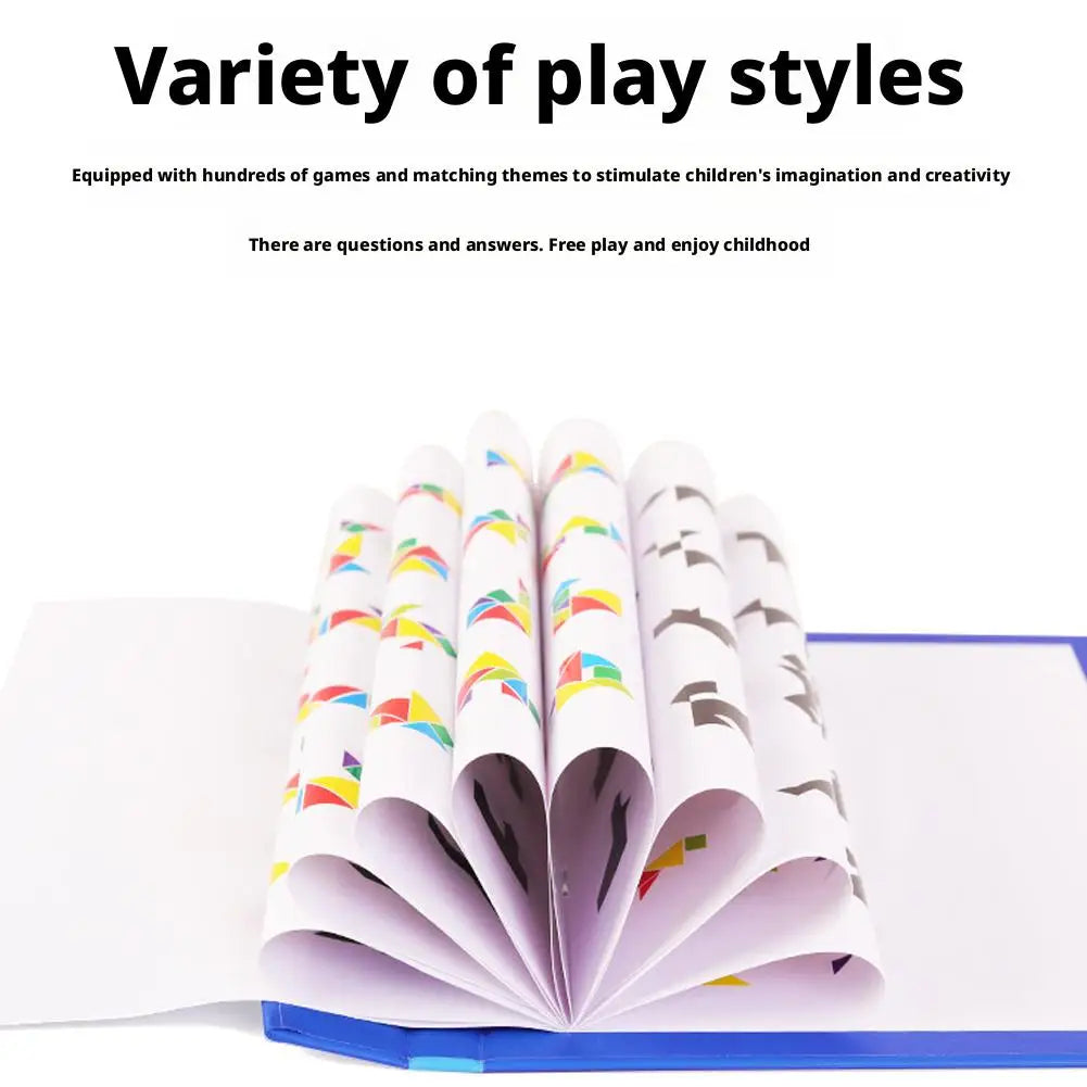 Magnetic Tangram Puzzle for Kids | Montessori Learning Toy