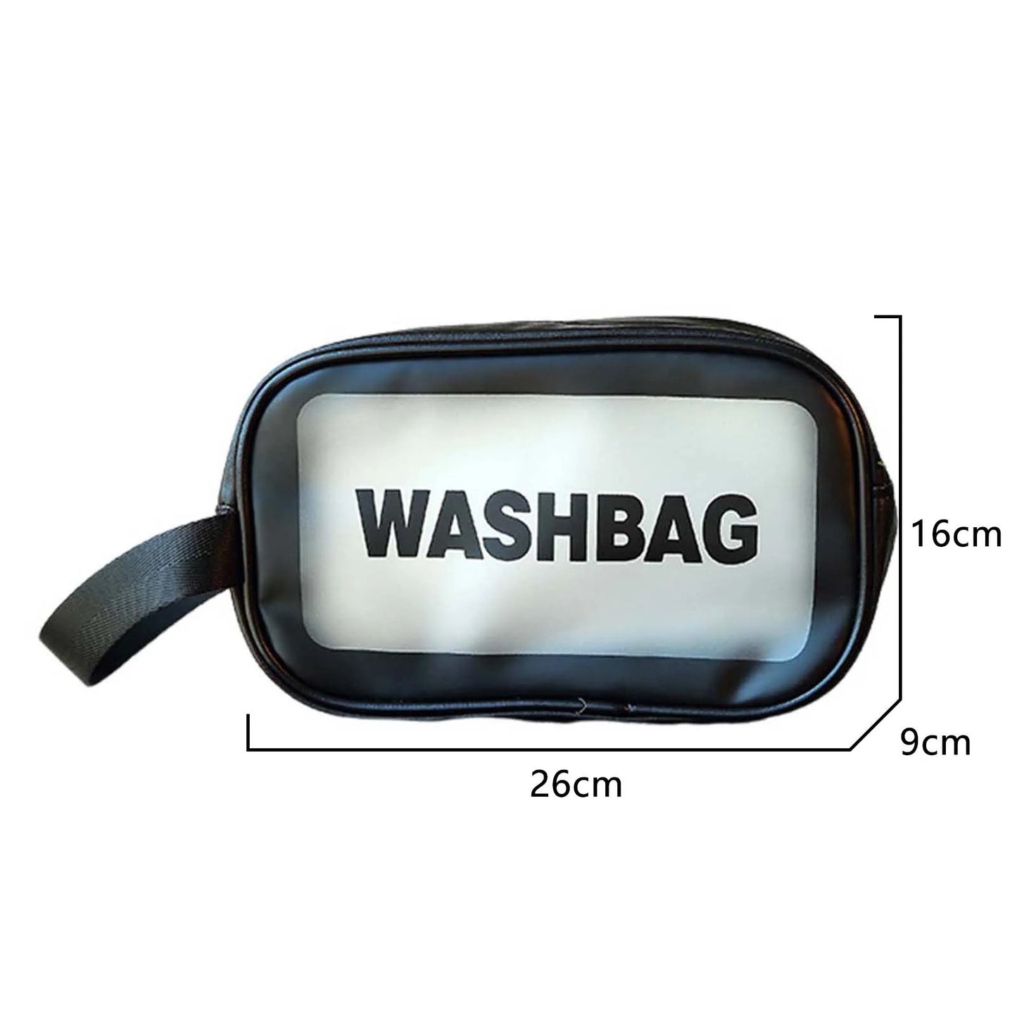 Women Men PU Toiletry Bag Portable Translucent Waterproof Makeup Cosmetic Bag Toiletry Organizer for Accessories Peaceful Pleasures Health and Wellness 6