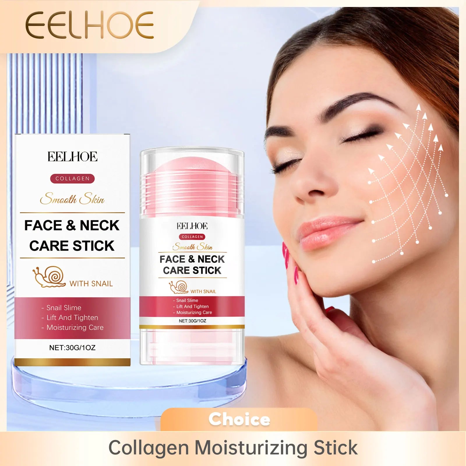 EELHOE Collagen Cream Stick – Face & Neck Firming Anti-Aging Firming Face Cream Oasis Select