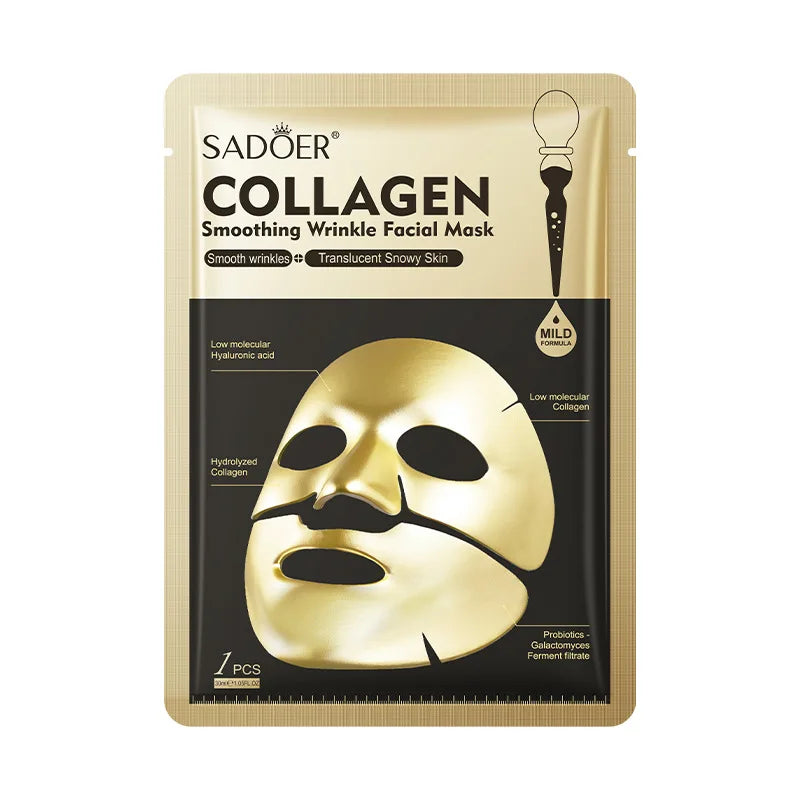 Sadoer Gold Collagen Sheet Mask – Moisturizing & Anti-Wrinkle