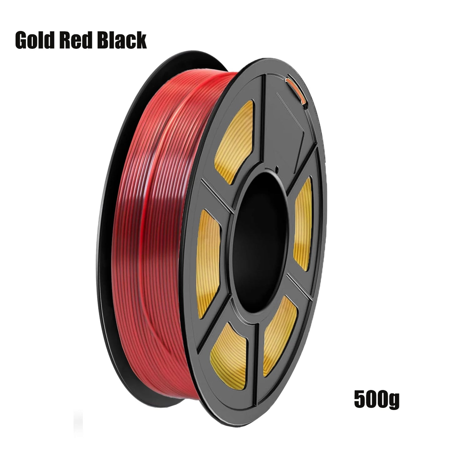 DINGSUN 4-Color Silk PLA+ Filament Bundle 1.75mm Shiny Finish