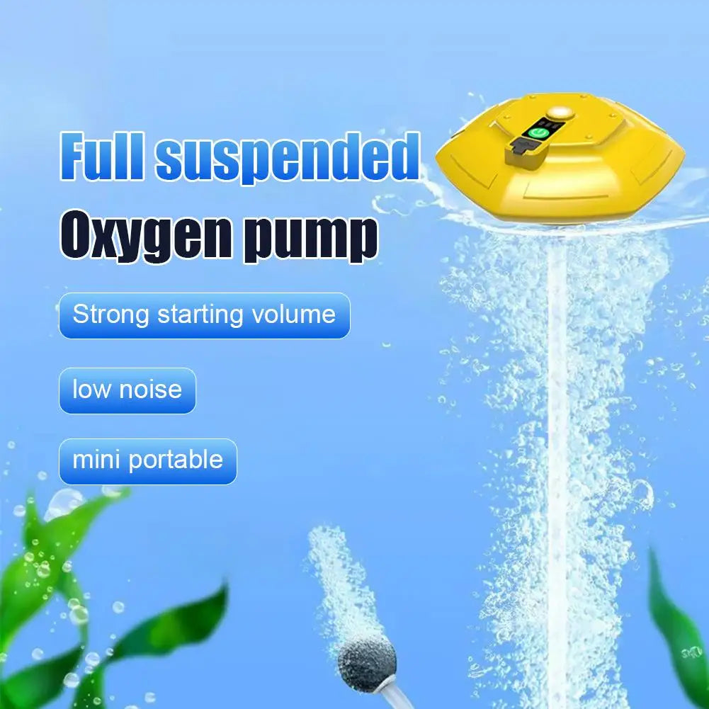 Portable Float Fishing Aerator for Oxygen Supply Peaceful Pleasures Health and Wellness