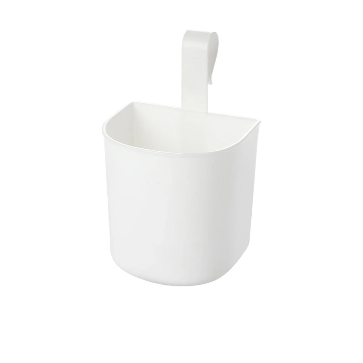 1Pcs Japanese Style Hanging Rod Adjustable Drainage Small Hanging Basket Kitchen Bathroom Hanging Storage Basket Storage Rack Peaceful Pleasures Health and Wellness WHITE