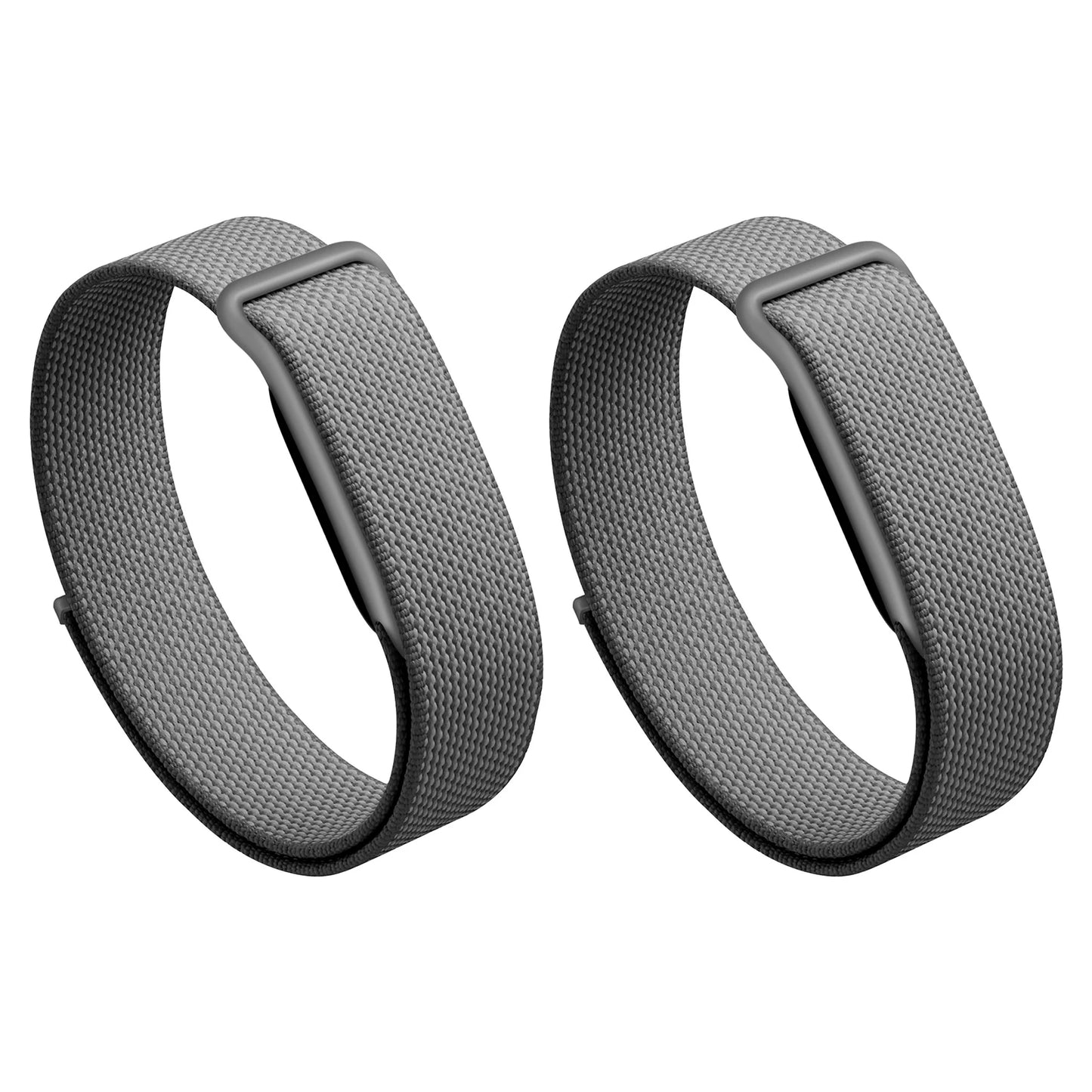 Woven Nylon Band for Fitbit Air Strap Breathable Braided Watch Strap Plastic/Metal Buckle Sport Wristband Replacement Strap Peaceful Pleasures Health and Wellness 2pcs dark grey
