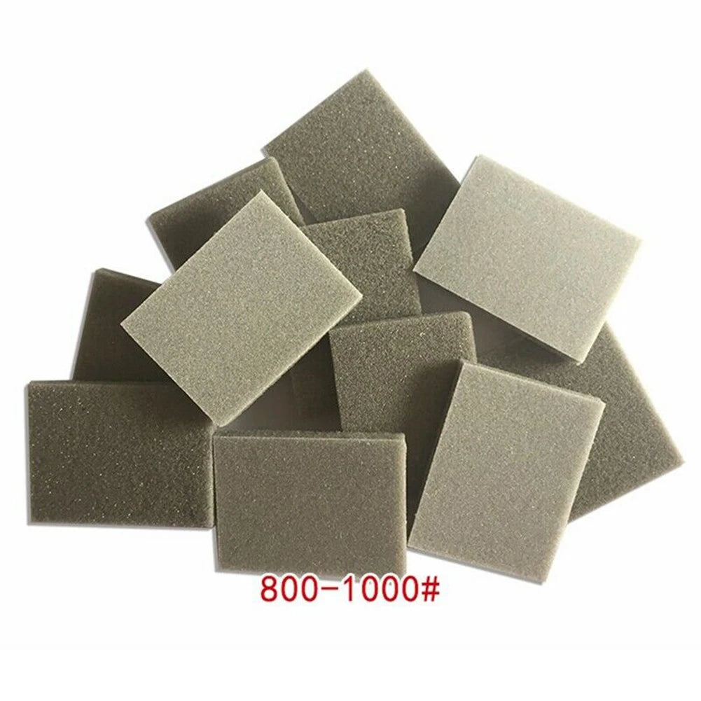 10 Sponge Sanding Block Wet Dry Bodywork Fine Coarse Grit Sandpaper