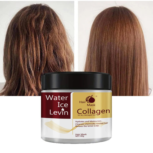 Collagen Keratin Hair Mask – Frizz Control & Deep Moisture | 100g Keratin Hair Mask Peaceful Pleasures Health and Wellness