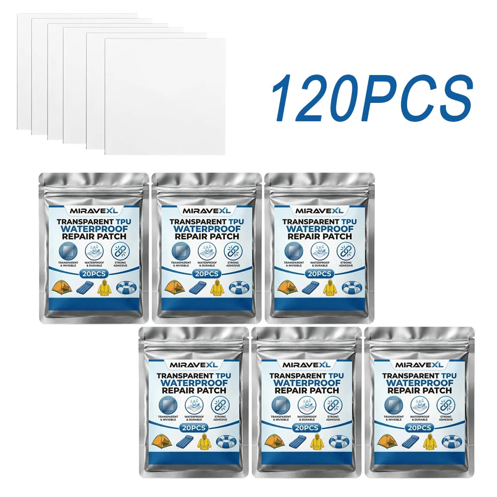 MIRAVEXL Clear TPU Waterproof Repair Patches 10/20 Pack