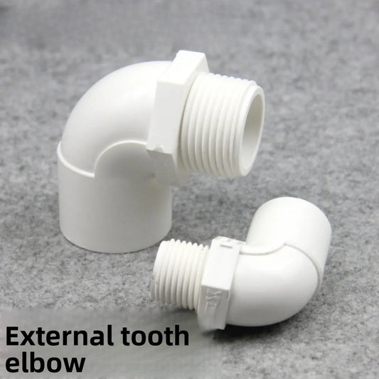 PVC 90° Elbow Reducer – 20/25/32mm to 1/2"–1" Male Thread PVC Irrigation Fitting Oasis Select 32mm x 1 inch