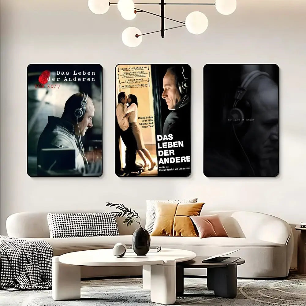 The Lives of Others Movie Poster | HD Self-Adhesive Wall Art Movie Poster Wall Art Peaceful Pleasures Health and Wellness
