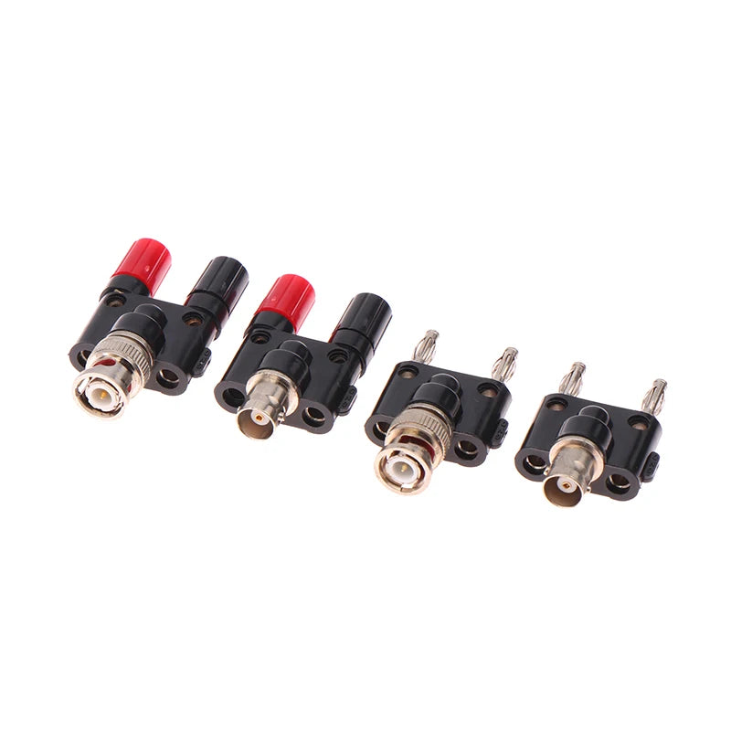 BNC to Banana Plug Adapter | RF Coaxial Converter Binding Post