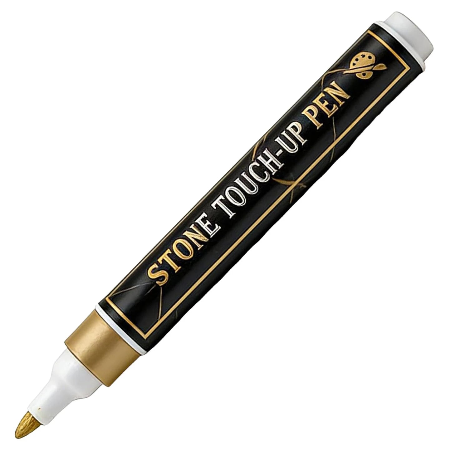 Waterproof Tombstone Marker Pen,Oil Based Specifically Designed For Stone Restoration Marker Pen,Stone Touch-Up Maintenance Pen﻿ Peaceful Pleasures Health and Wellness Glod