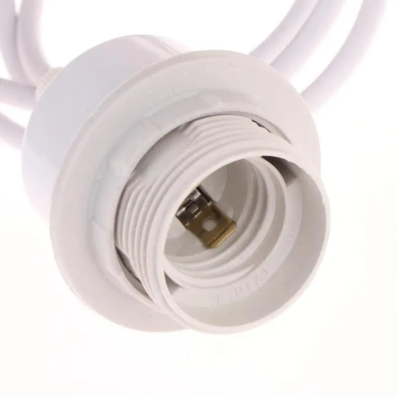 E27 Hanging Lamp Holder With 0.8/1/1.2/1.5M Cable Ceiling Lamp Holder Socket Half Teeth Lampshade Base Peaceful Pleasures Health and Wellness