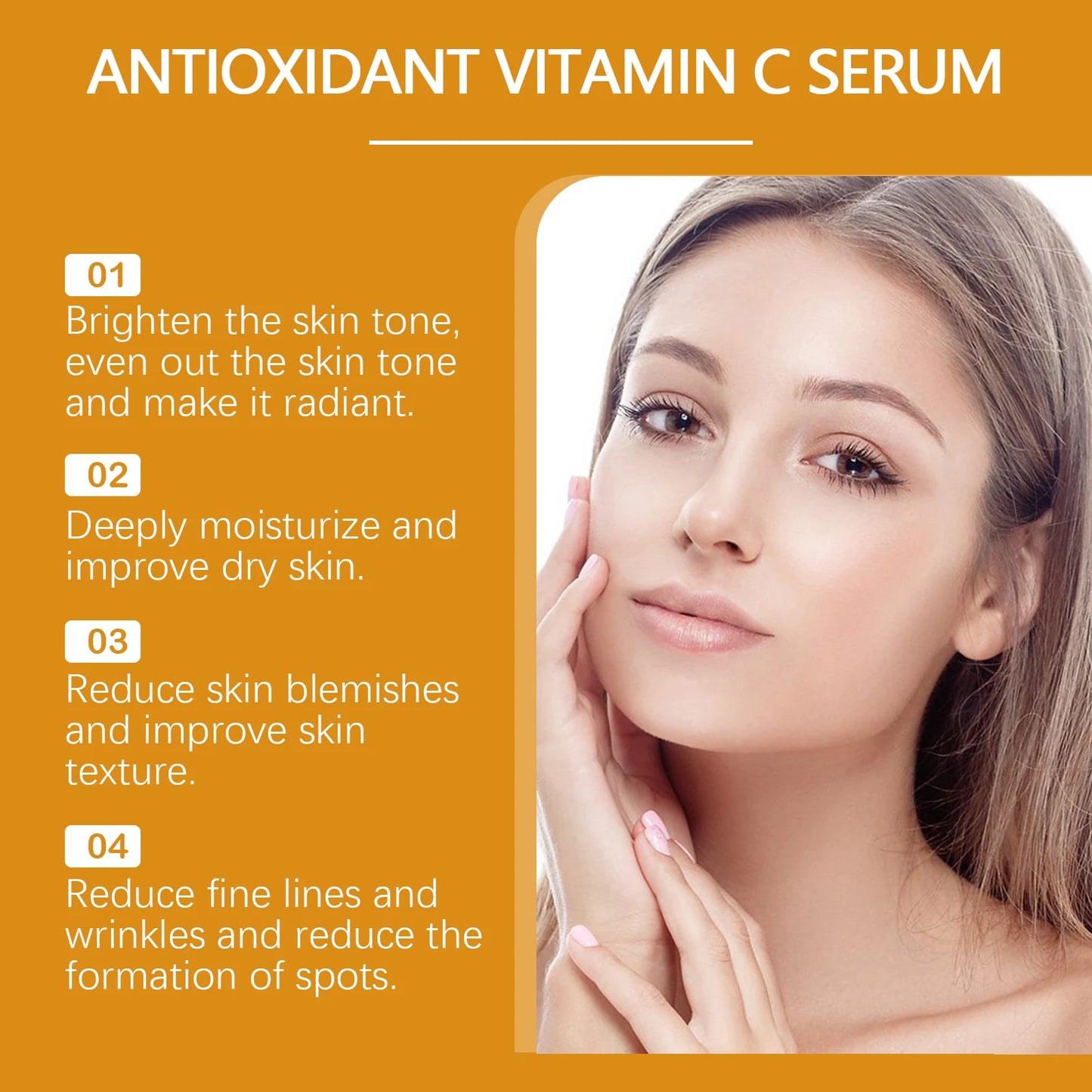 Vitamin C Facial Serum – Anti-Aging, Brightening & Hydrating 30ml