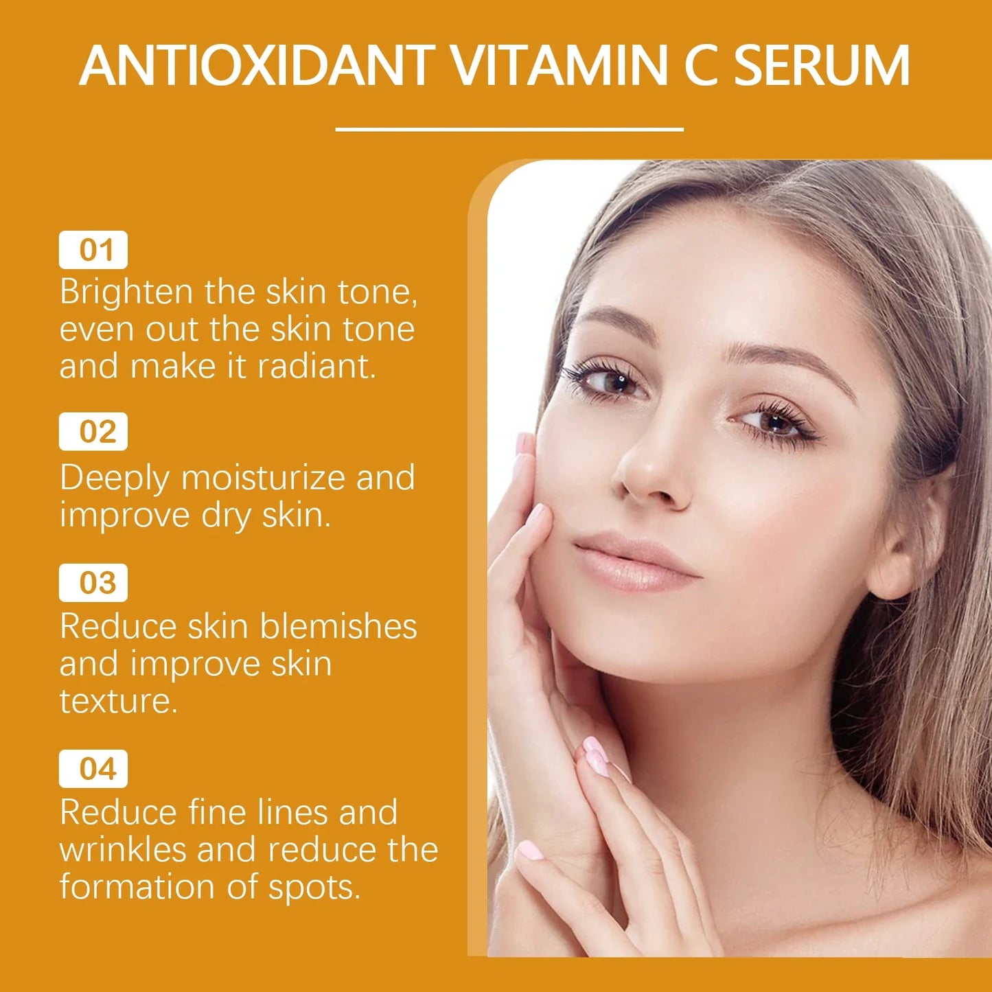 Vitamin C Face Serum – Brightening & Hydrating 30ml | OUHOE