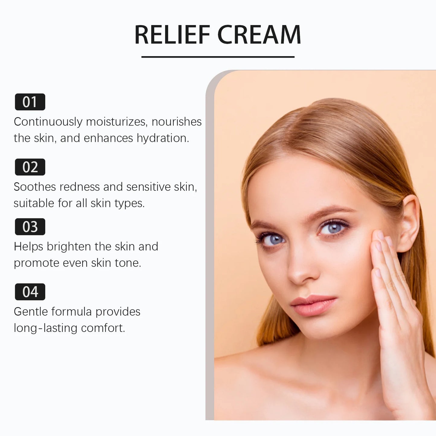 345 Relief Cream – Antioxidant Brightening Blemish Moisturizer 50g