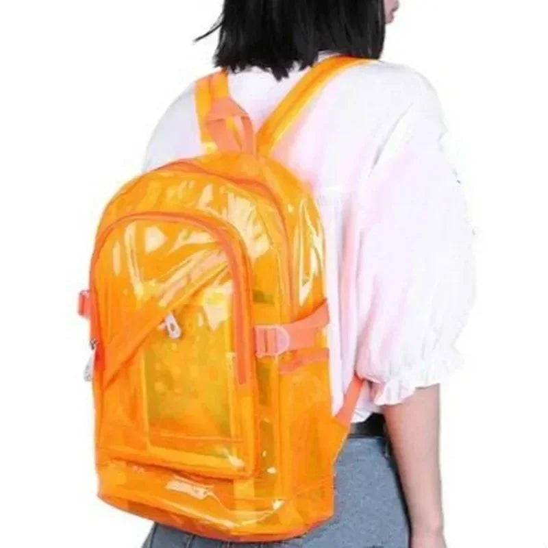 Fashionable Waterproof PVC Transparent Backpack Clear Plastic Mini