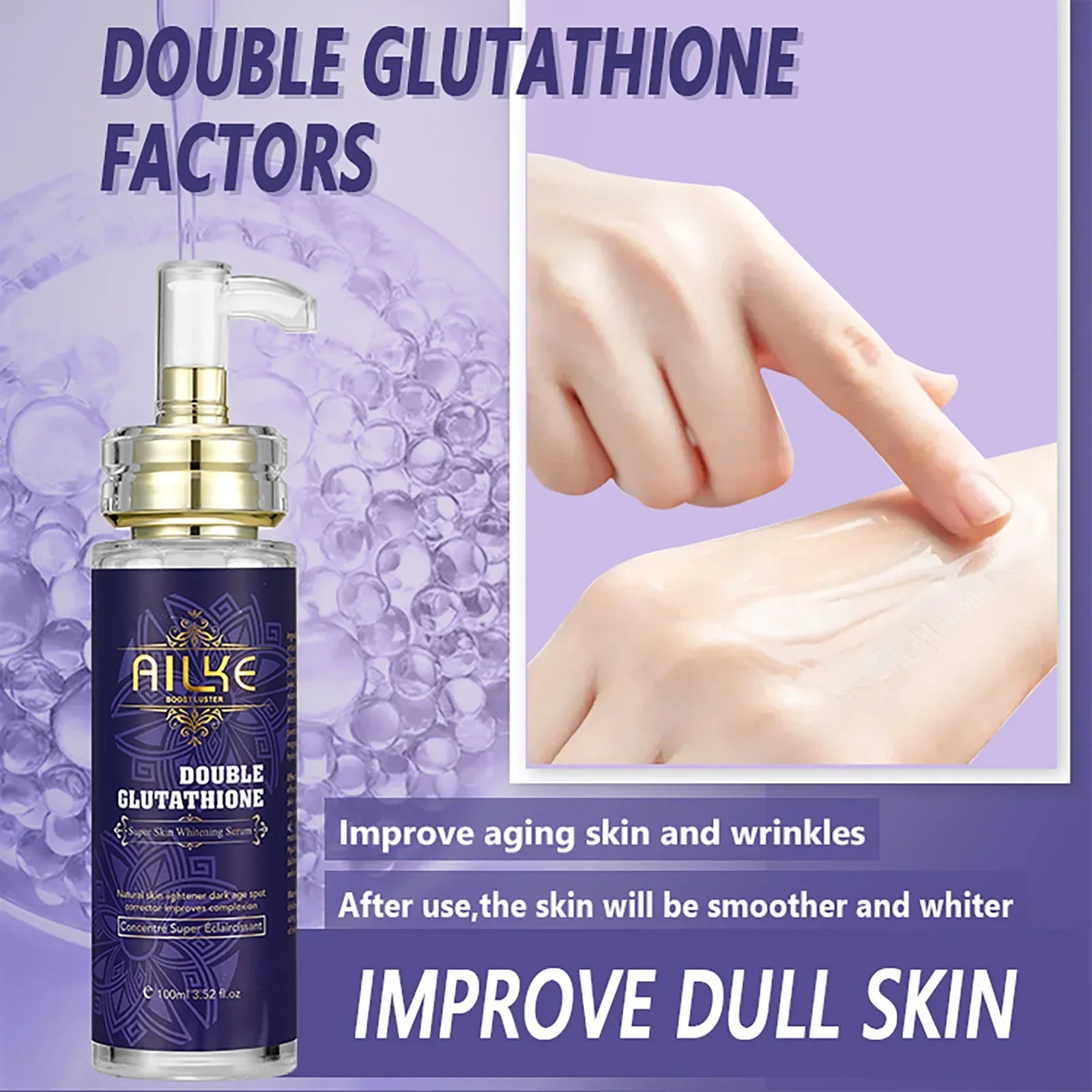 AILKE Double Glutathione Whitening Range – 5-in-1 Set Peaceful Pleasures Health and Wellness