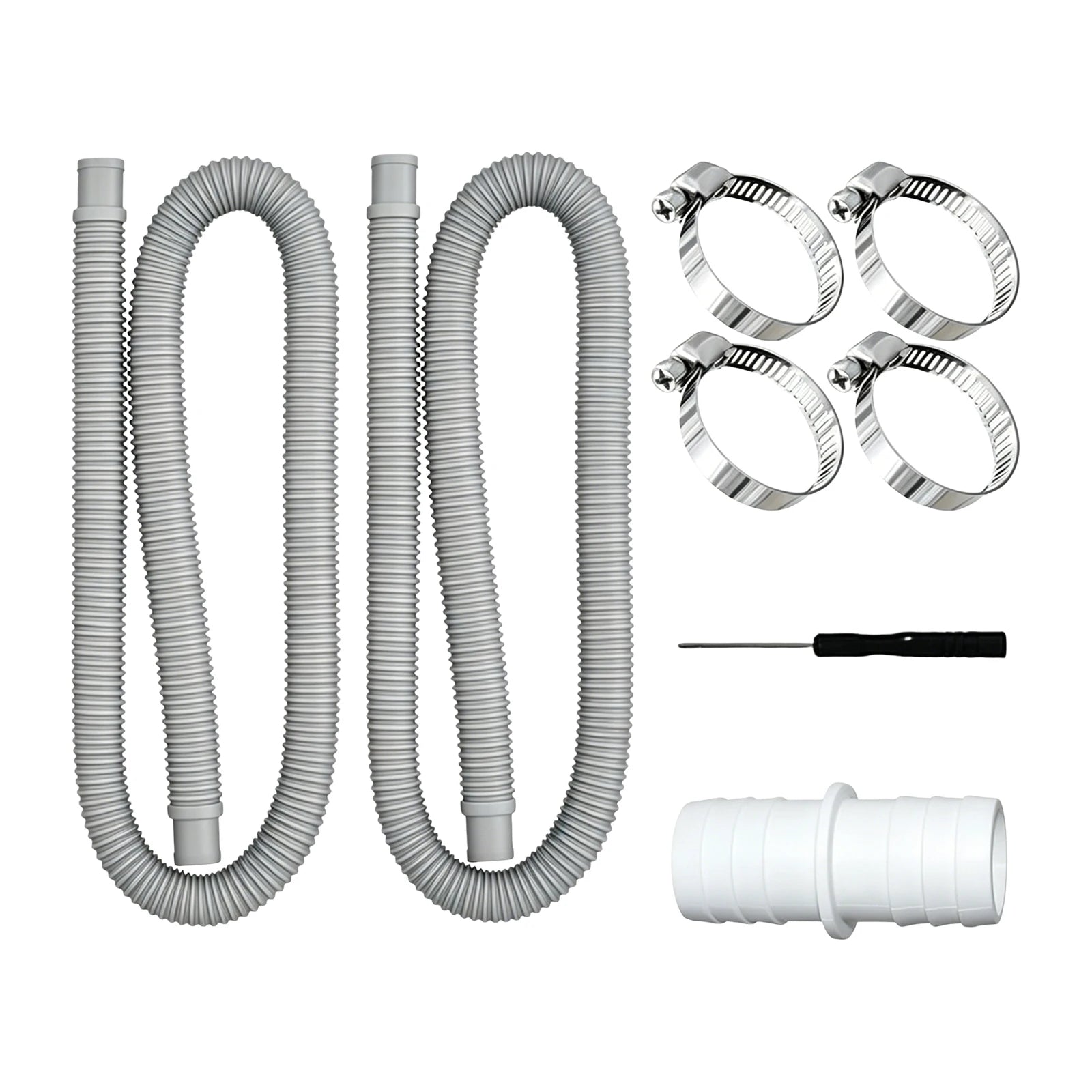 1.5m Swimming Pool Pump Replacement Hose 32mm Inflatable Hot Spring Pools Hose PE Pool Hose For 300/330/530/1000 Gallon Pumps Peaceful Pleasures Health and Wellness
