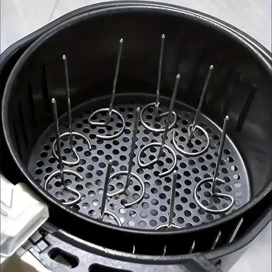 Air Fryer Vertical Barbecue Grill Food Grade 304 Stainless Steel Peaceful Pleasures Health and Wellness