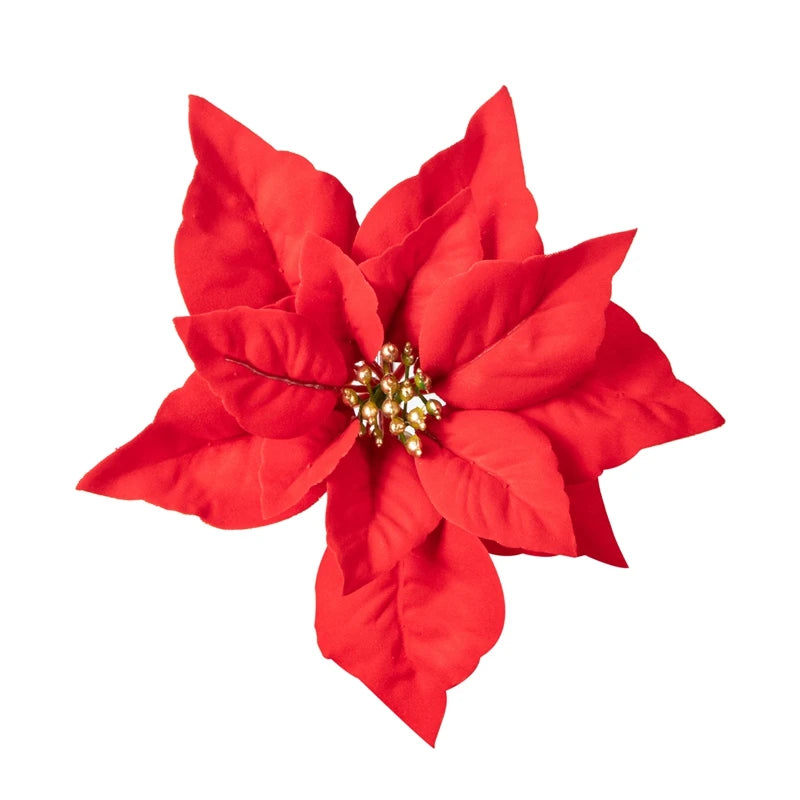 Gold Clip Artificial Flowers – Wedding, Christmas & Home Décor