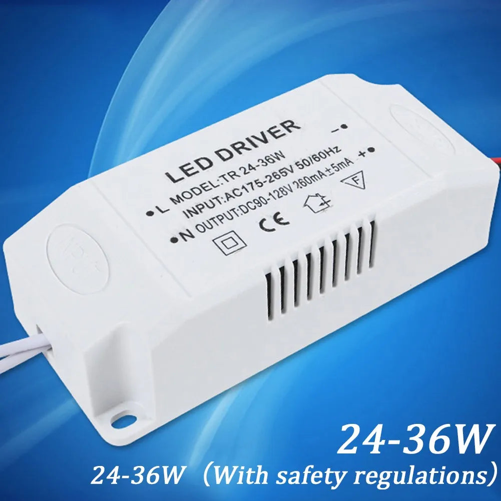 Lighting Transformers LED Driver 24-36W AC180-265V DC 90-140V