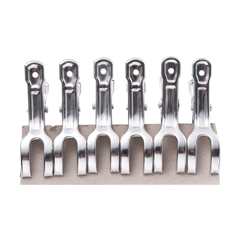 Stainless Steel Clothes Pegs – Windproof Heavy-Duty Clips 6/12pk