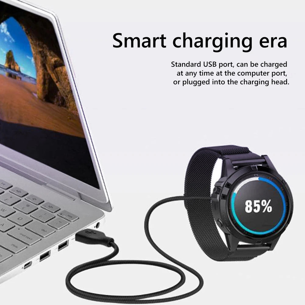 New For Garmin Fenix 7 7S 7X 6 6S 6X 5 5X 5S Vivoactive 3 Forerunner 945 935 245 Instinct 2 USB Charging Cable Data Cord Charger Peaceful Pleasures Health and Wellness