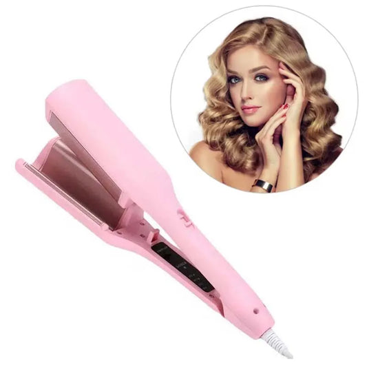 Egg Roll Curling Iron Hair Waver Wavey Iron Wand Hair Crimper Electric Ceramic Portable Hair Curler Peaceful Pleasures Health and Wellness