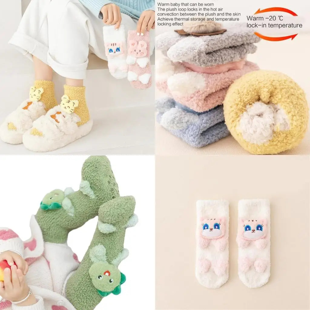 Baby Anti-Slip Floor Socks | Toddler Non-Skid Indoor Socks