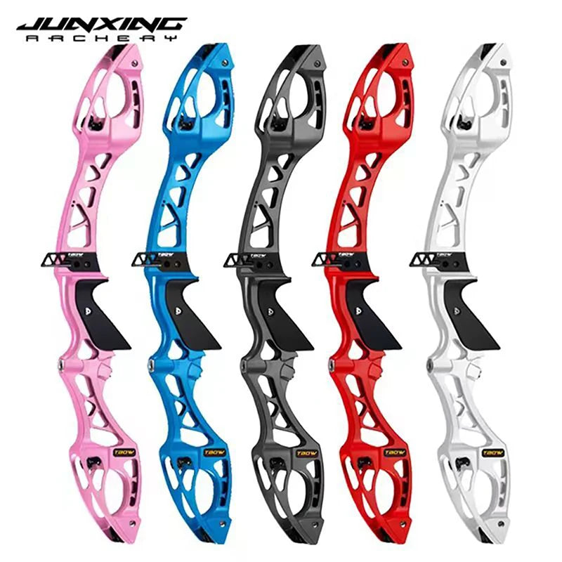 JUNXING H8 25-Inch Recurve Bow Right Hand Aluminum Riser F-interface