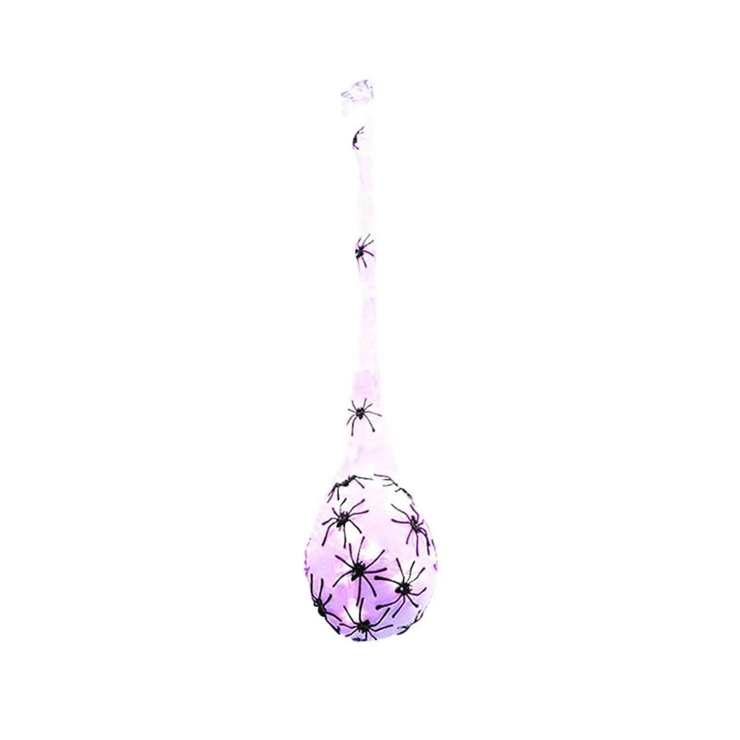 3-Pack LED Halloween Spider Egg Sacs – Glowing Hanging Decor