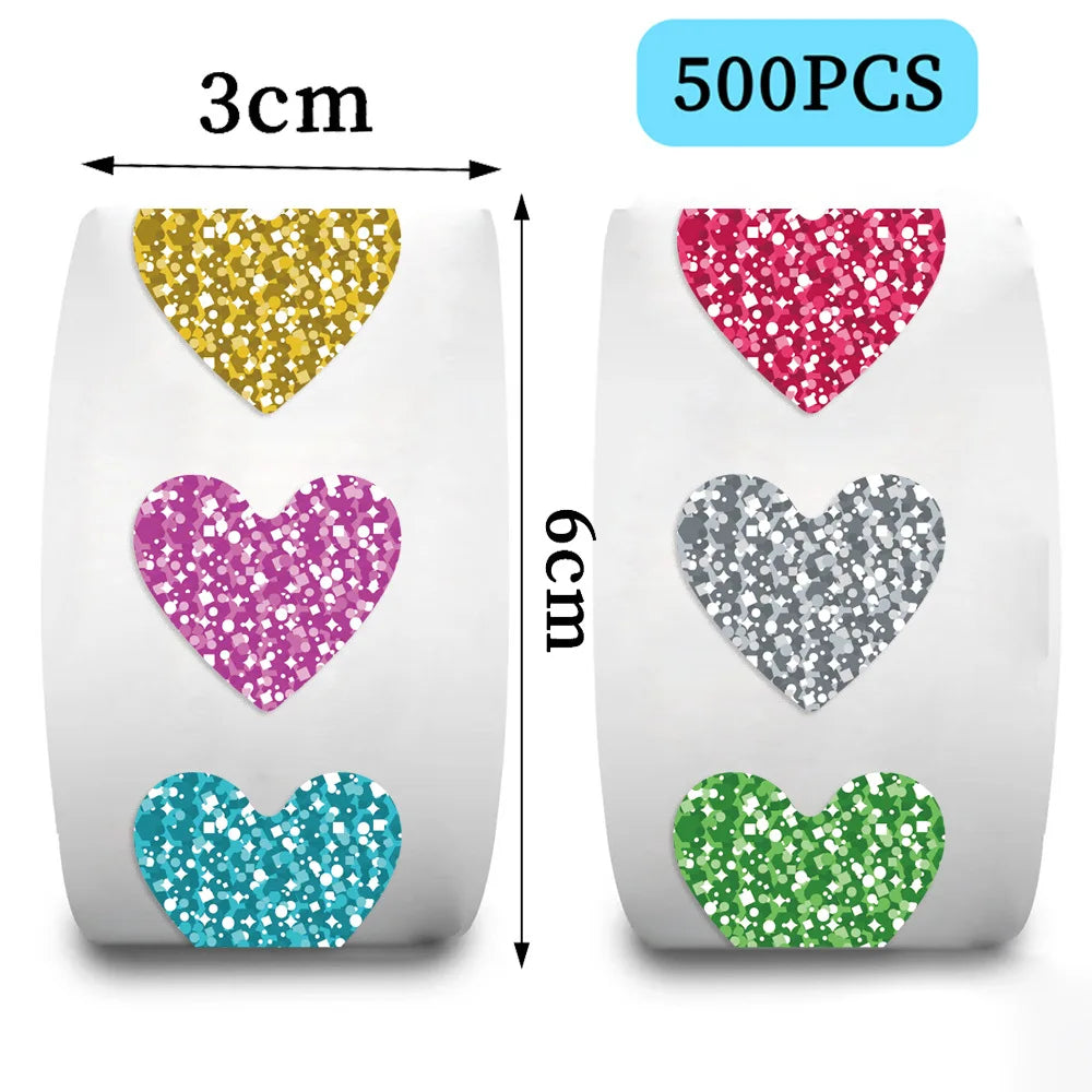 Bview Art Heart Seal Stickers Scrapbooking Envelope Decor Reward