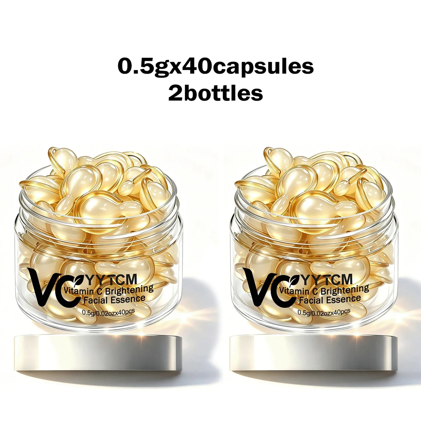 Vitamin C Face Serum Capsules – Retinol, Hyaluronic Acid & Vitamin E