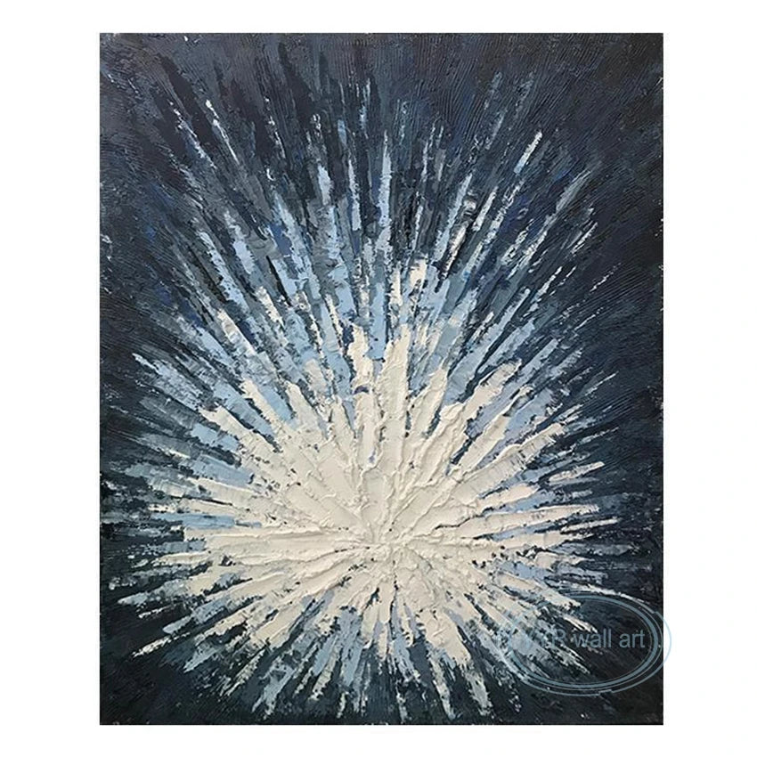 Light Luxury Art Oil Painting 100%Handmade Abstract Novel Texture Canvas Mural Living Room Bedroom Porch Hotel Decoration Poster Peaceful Pleasures Health and Wellness No frame 75cmx150cm