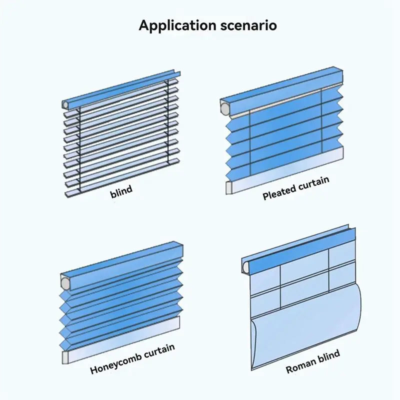 A36T-Blinds Motor Smart Voice-Controllable Roller Shade Blinds Motor With 1-Way Remote Control For Roman, Honeycomb Tuya Zigbee Peaceful Pleasures Health and Wellness