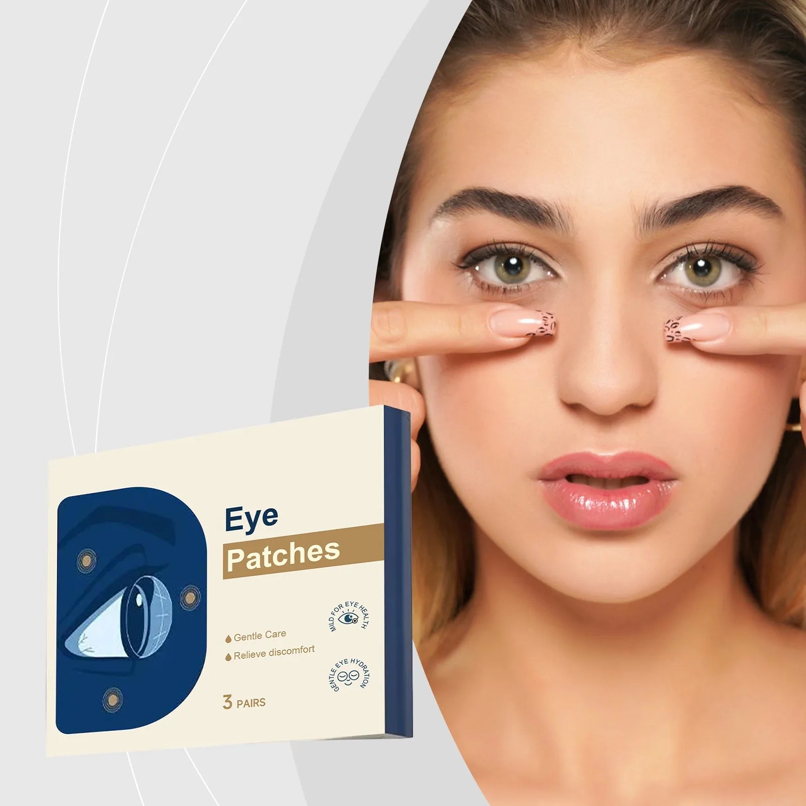 Mint Eye Soothing Patch Provide Cooling Comfort Relieve Tiredness Reducing Discomfort Herbal Fragance Portable Eye Care Sticker Peaceful Pleasures Health and Wellness