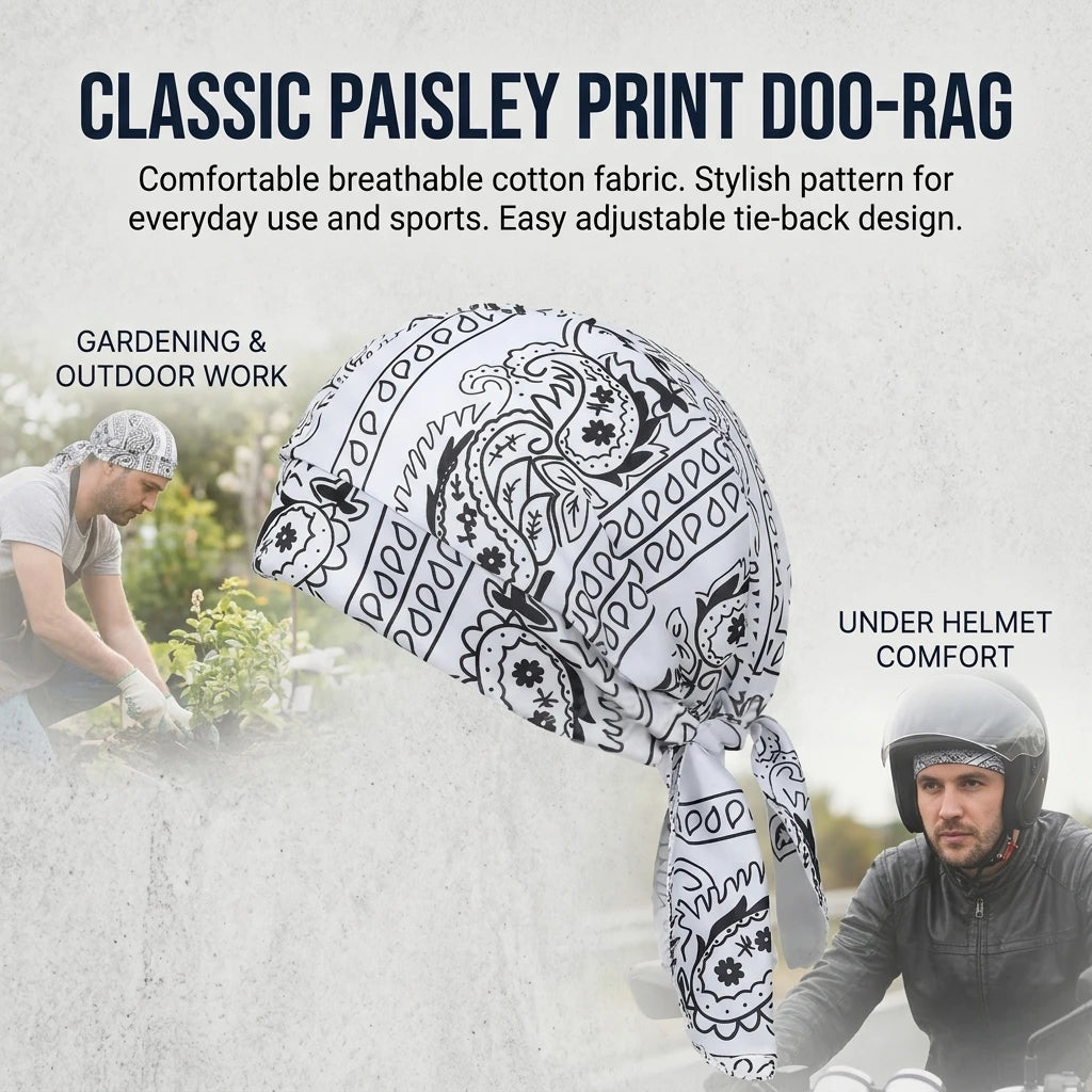 Paisley Cooling Headband & Helmet Liner | Cycling & Hiking