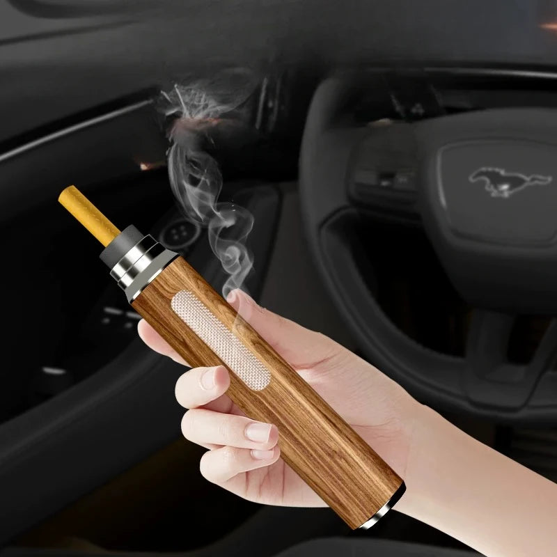Car Ashtray with Anti Bounce Anti Fly and Anti Ash Features for Lazy Drivers To Smoke and Keep Ash From Falling Peaceful Pleasures Health and Wellness