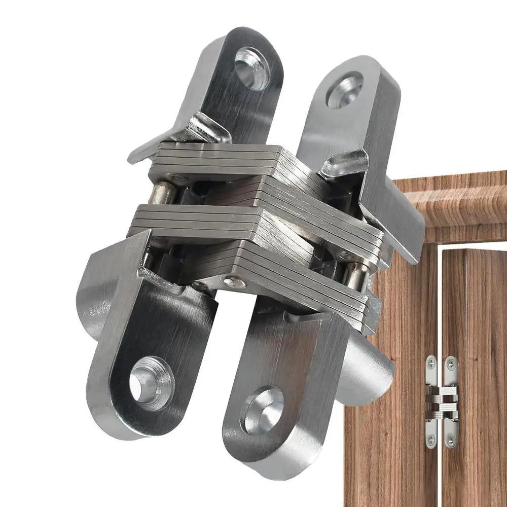 Concealed 180° Door Hinges | Zinc Alloy Invisible Cabinet Hinge