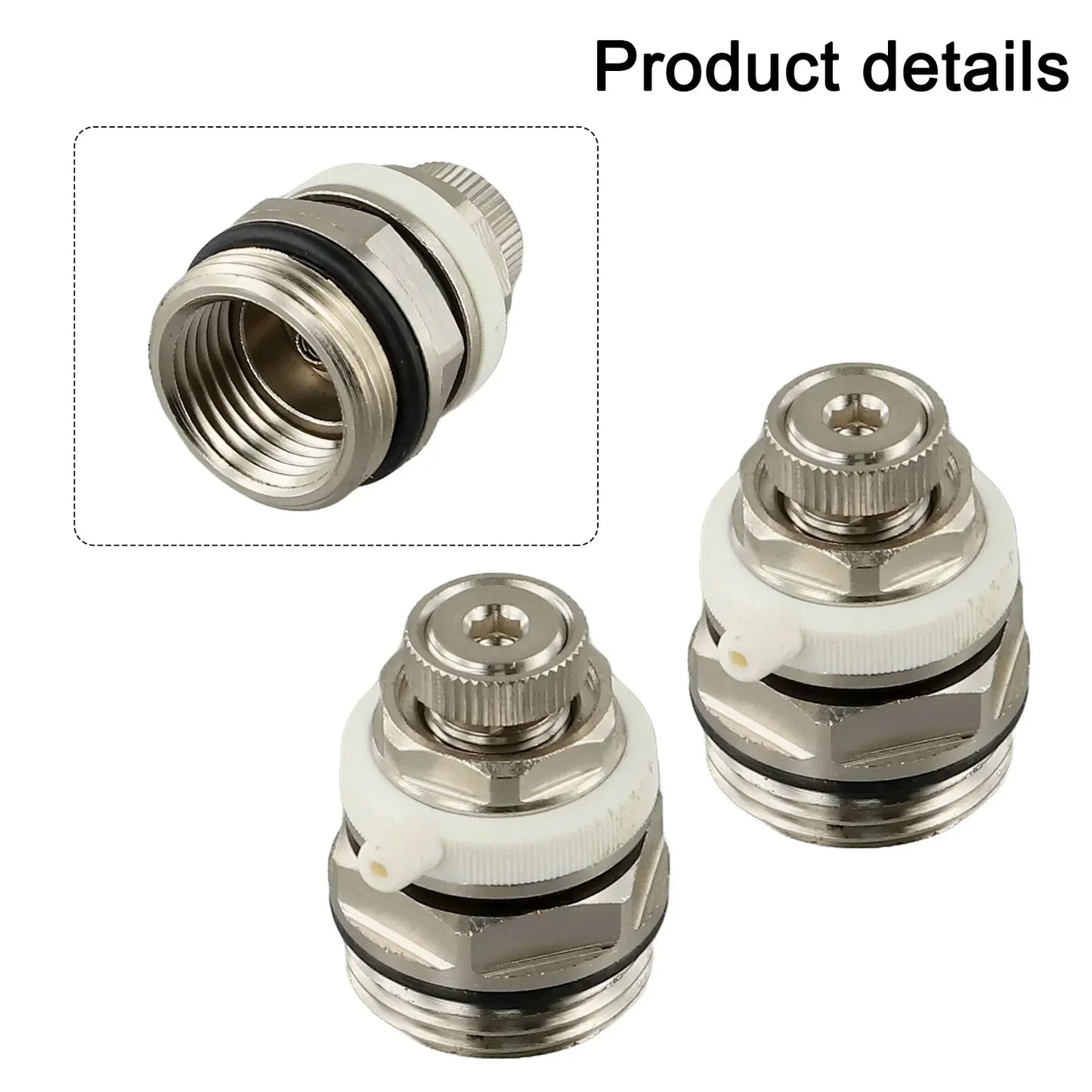2-Pack 3/4" Automatic Air Vent Bleed Valve – Brass Radiator