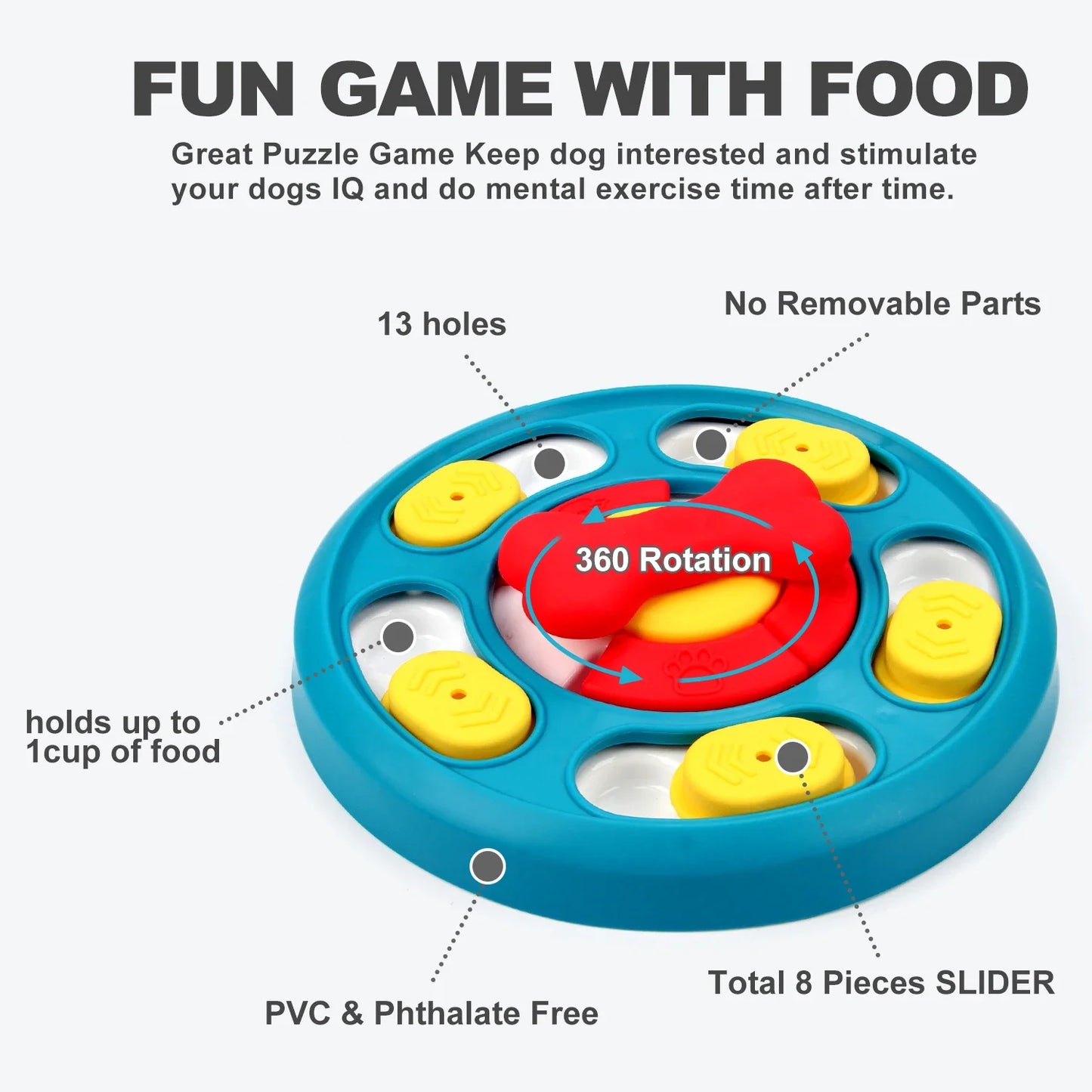 Dog Puzzle Toys Slow Feeder Interactive Increase Puppy IQ Food