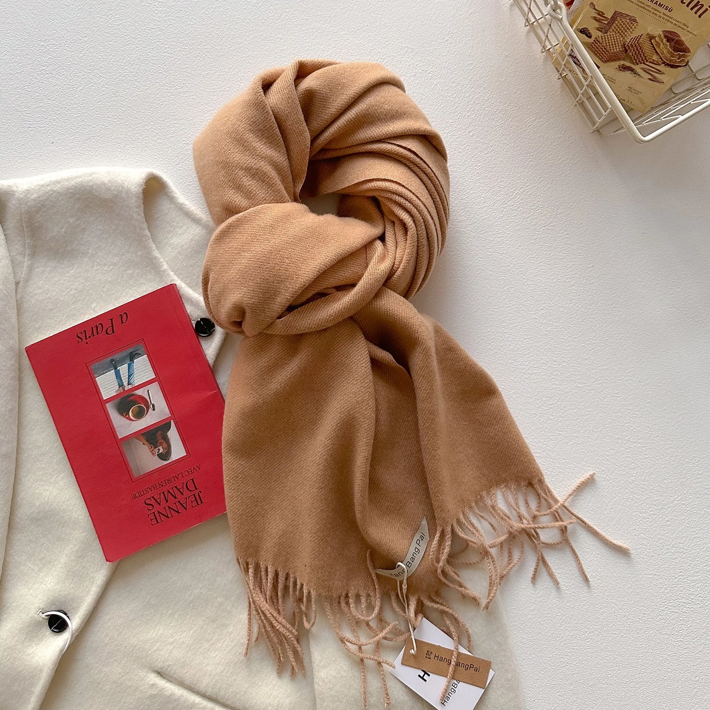 Women's Long Knit Winter Scarf – Shawl Wrap & Pashmina