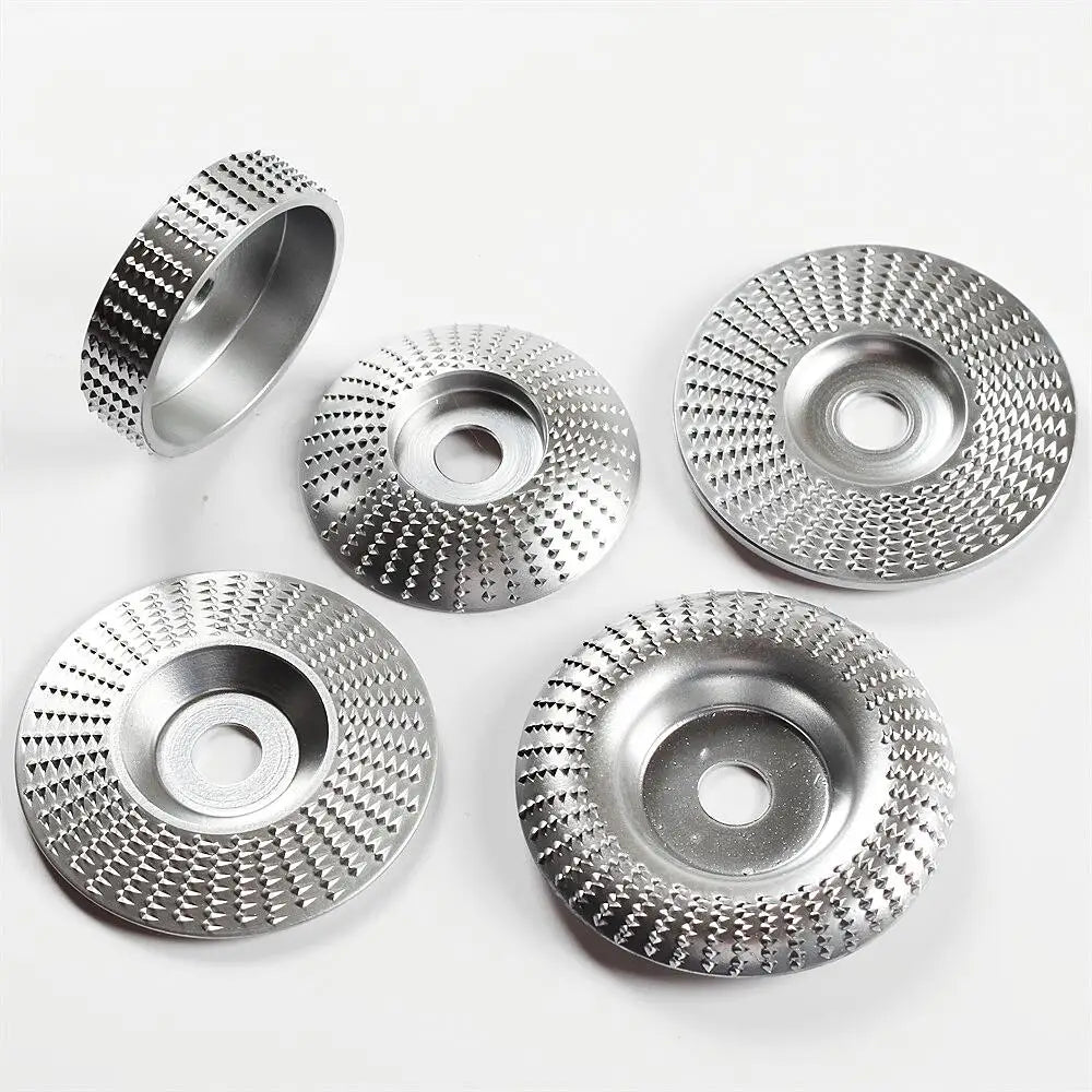 Wood Carving Grinding Disc Set | Angle Grinder Abrasive Wheel Peaceful Pleasures Health and Wellness 5PCS Bore 22mm
