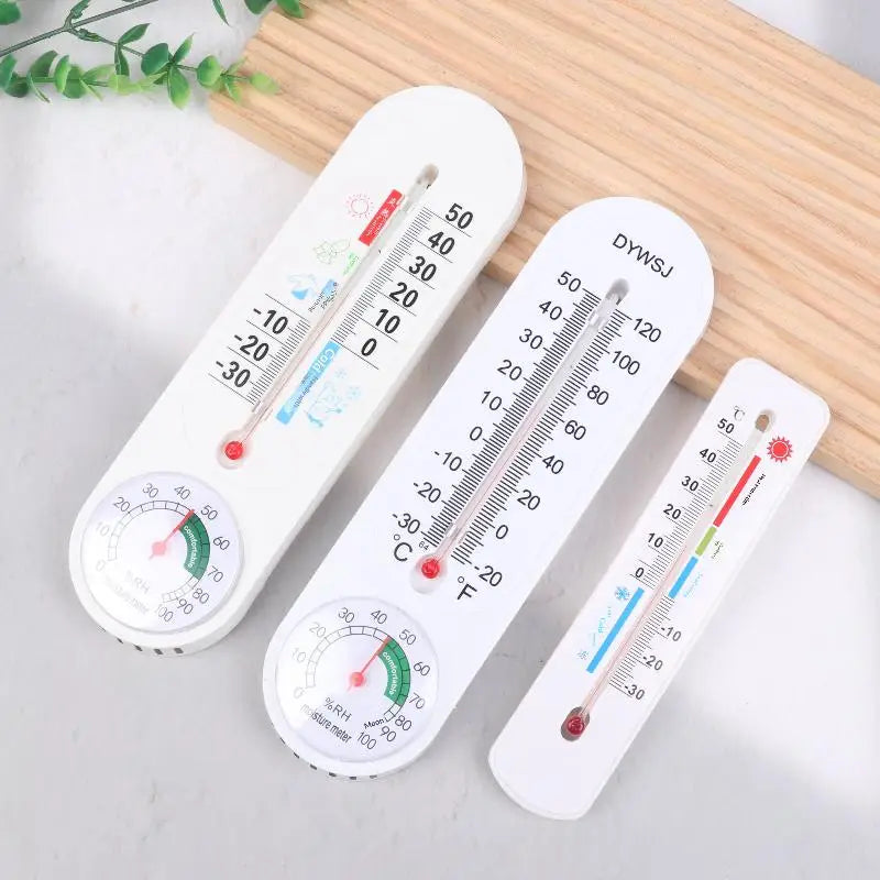 Wall-Mounted Hygrometer Thermometer Humidity Gauge for Home with Hanging Feature - Temperature &Humidity Meter for Breeding Room Peaceful Pleasures Health and Wellness